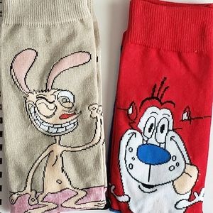 Ren & Stimpy Socks